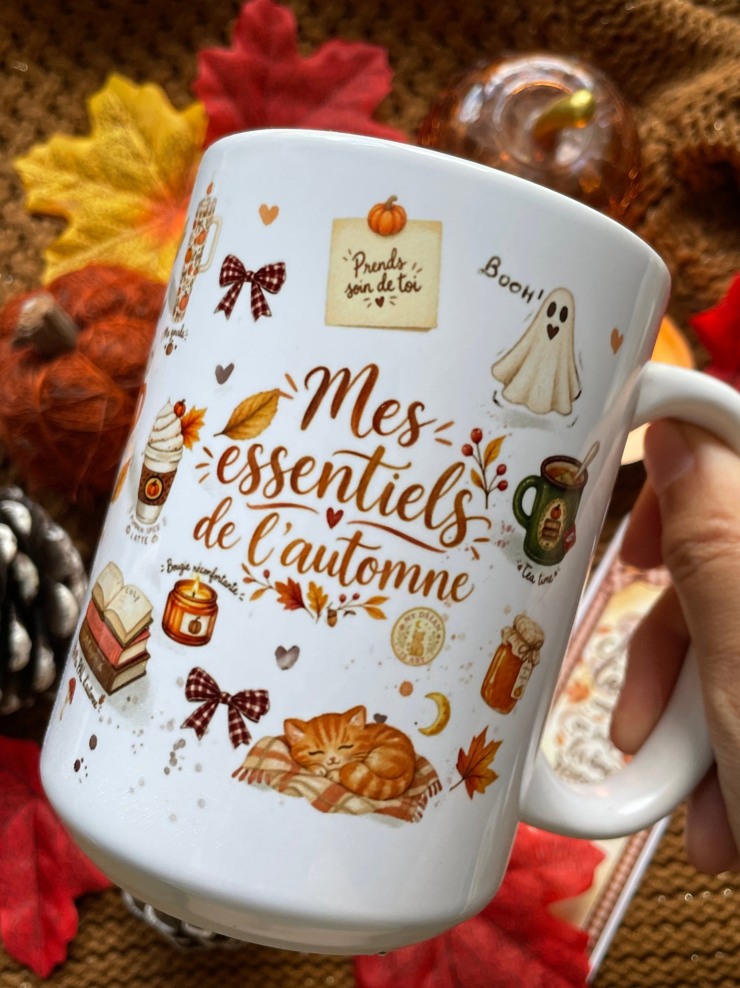 Tasse mes essentiels d’automne