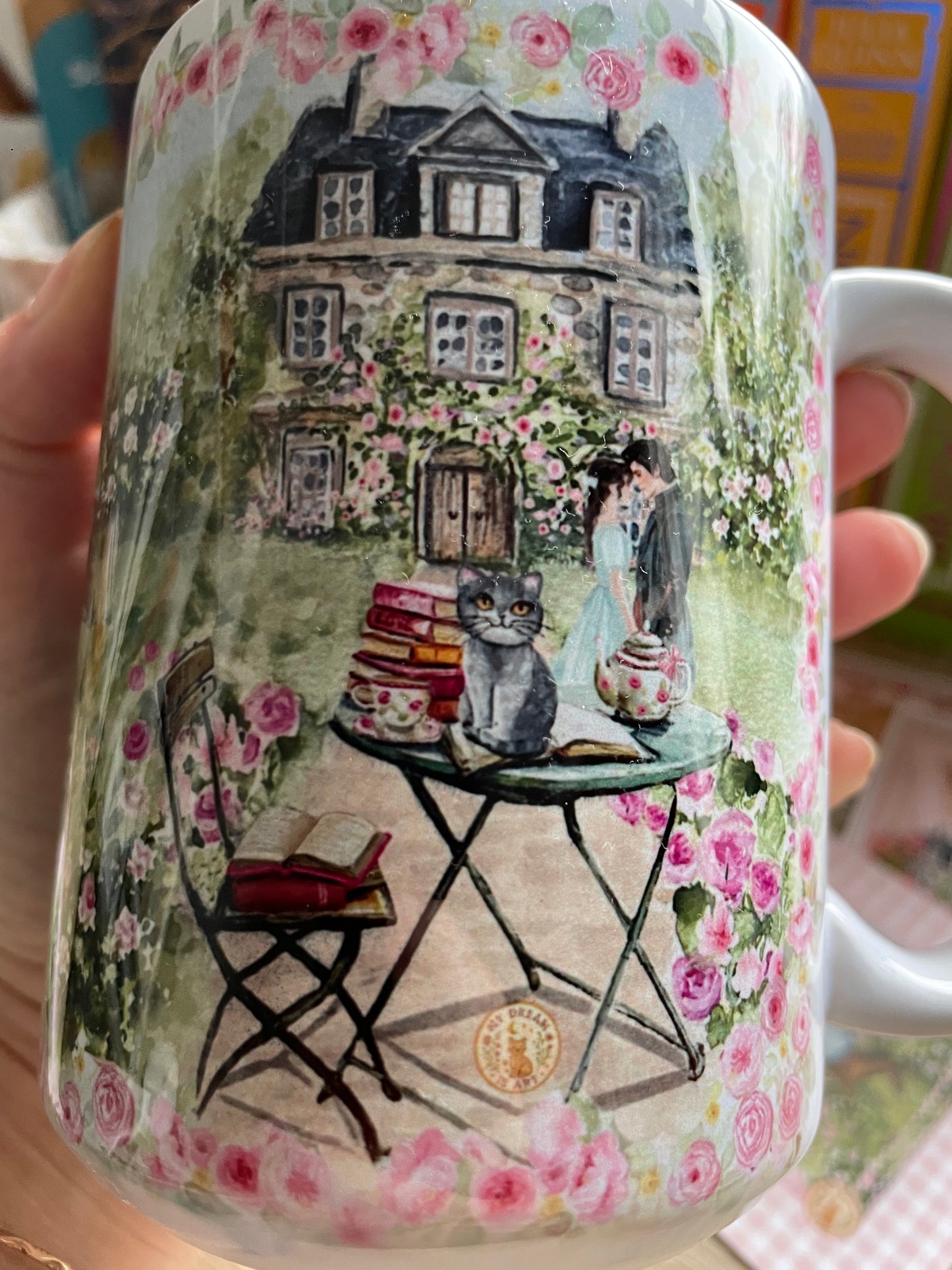 Tasse Jolie romance d'antan