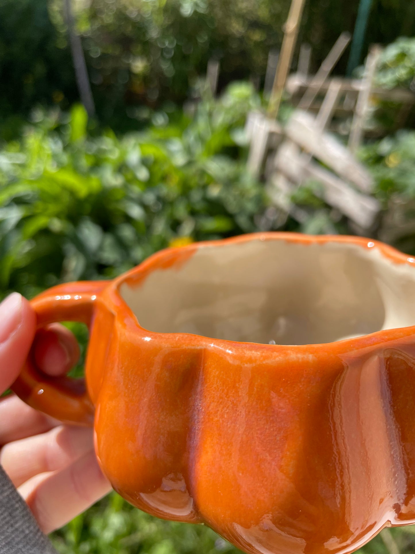 Tasse citrouille orange 4