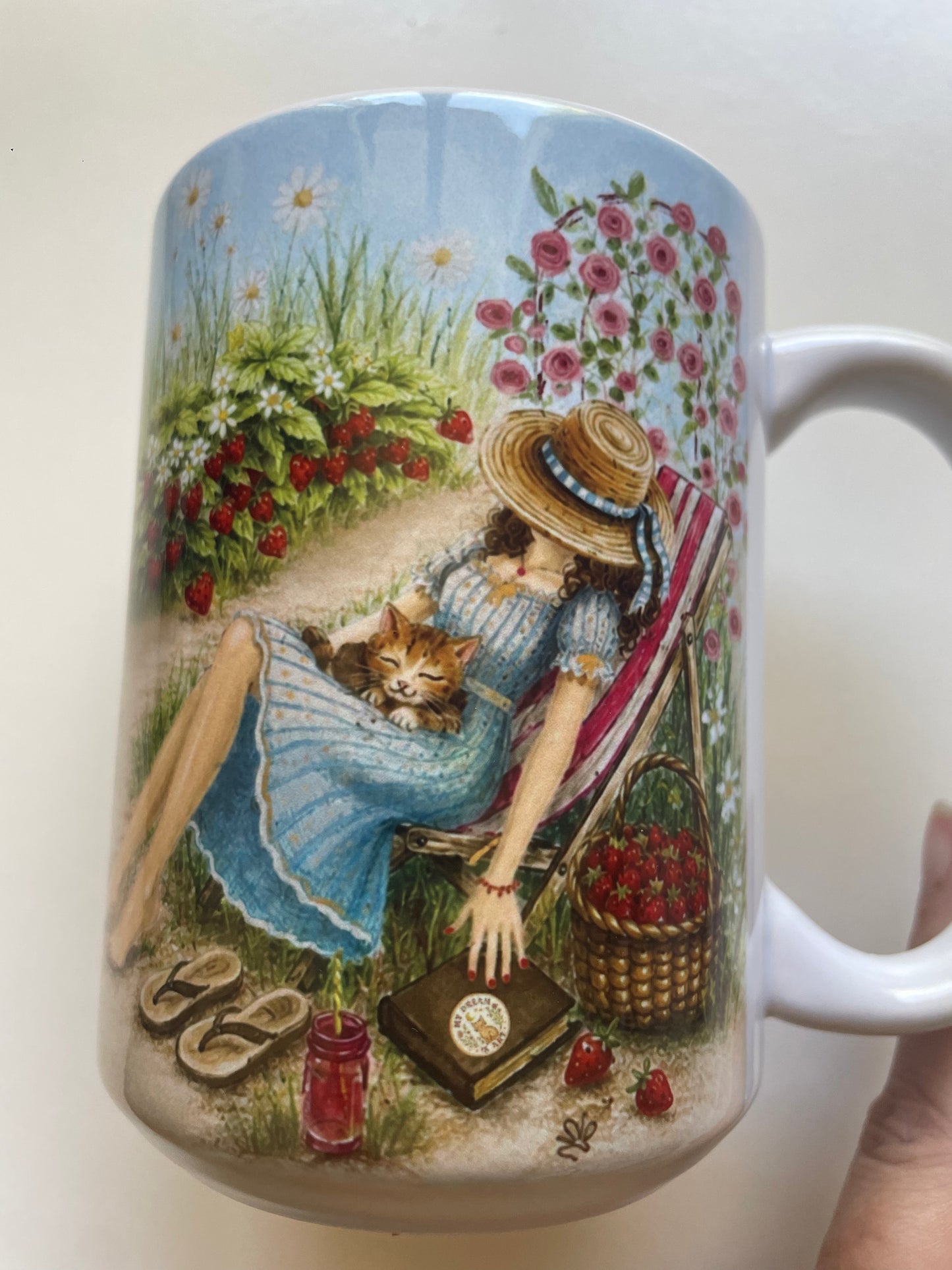 Tasse le marchand de fraises