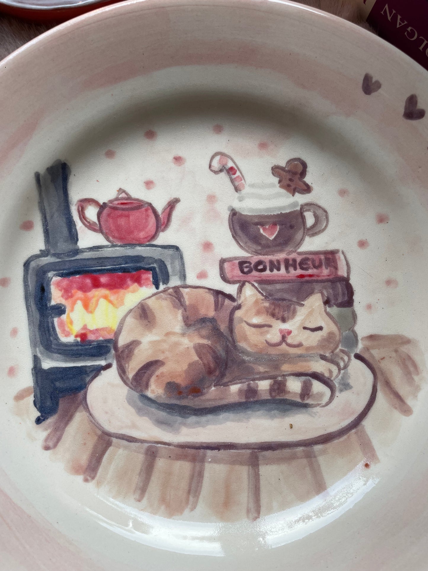 Assiette cosy chat’l’heureuse 2