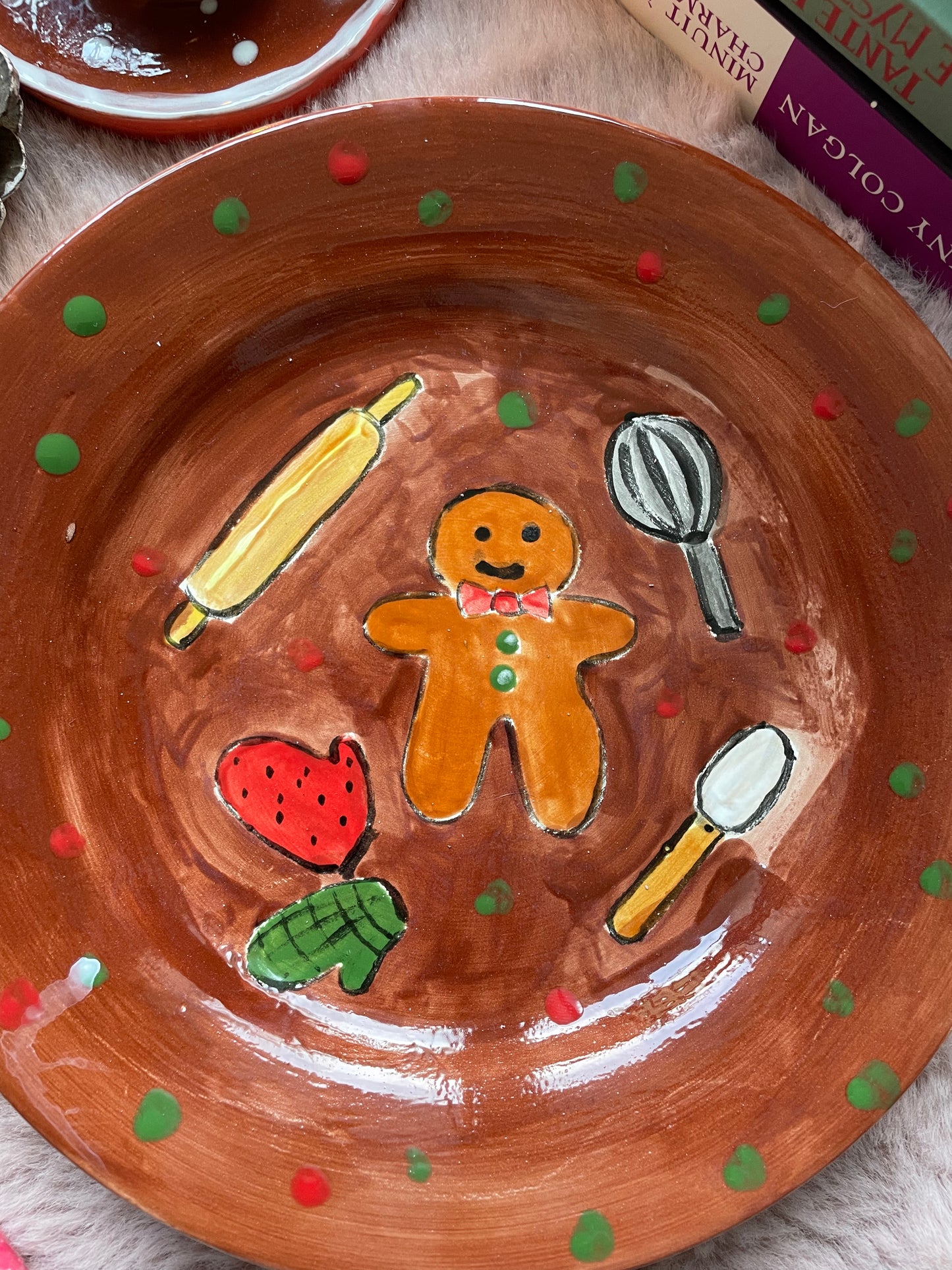 Assiette bonhomme en pain d’épices (imparfaite)