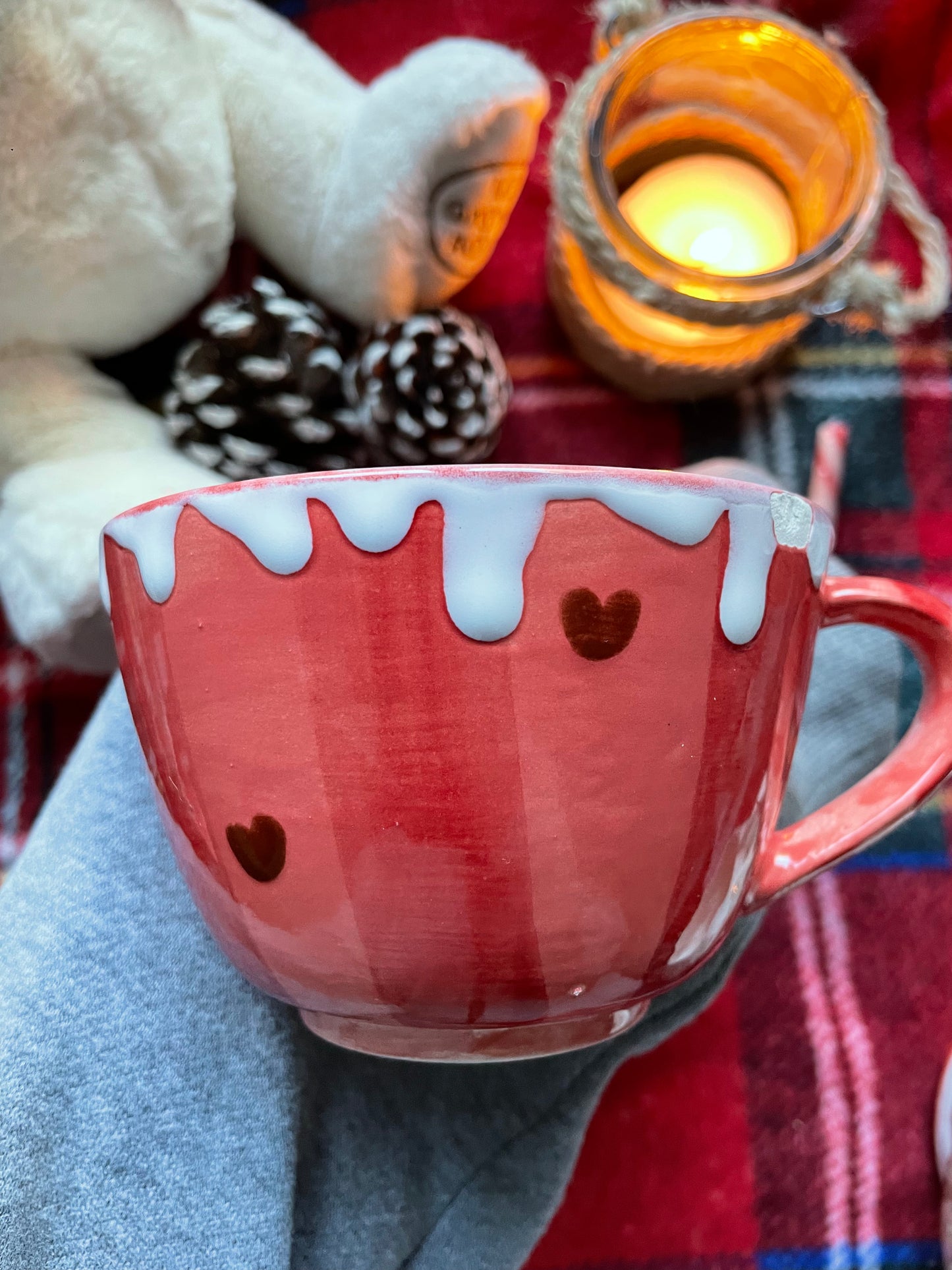 Tasse bonhomme pain d’épice et tartan