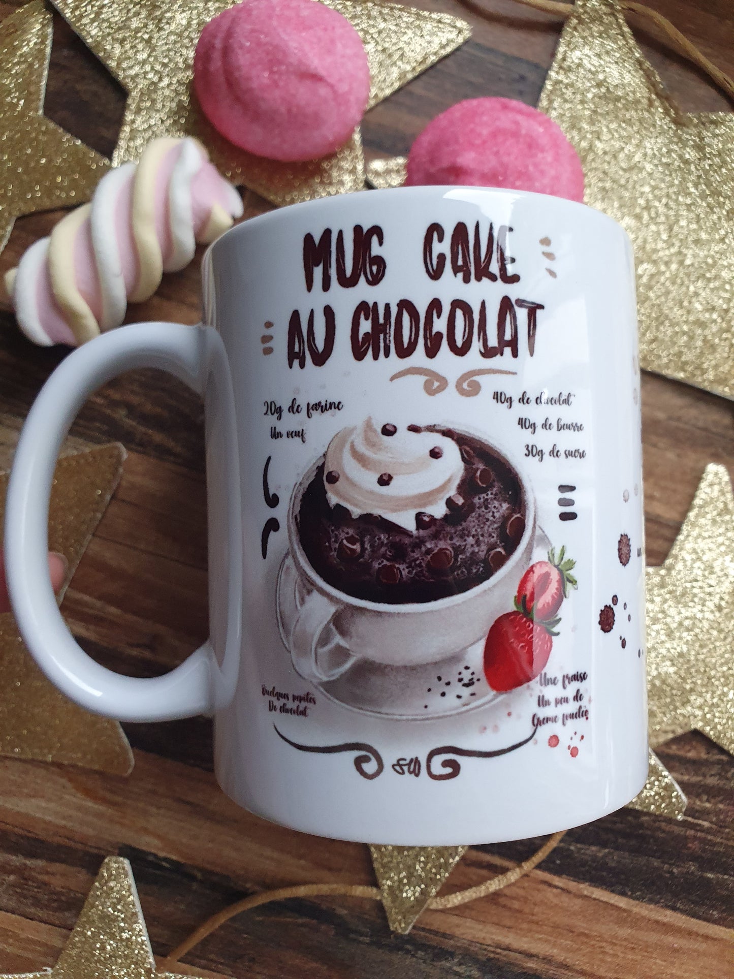 Tasse mug cake au chocolat