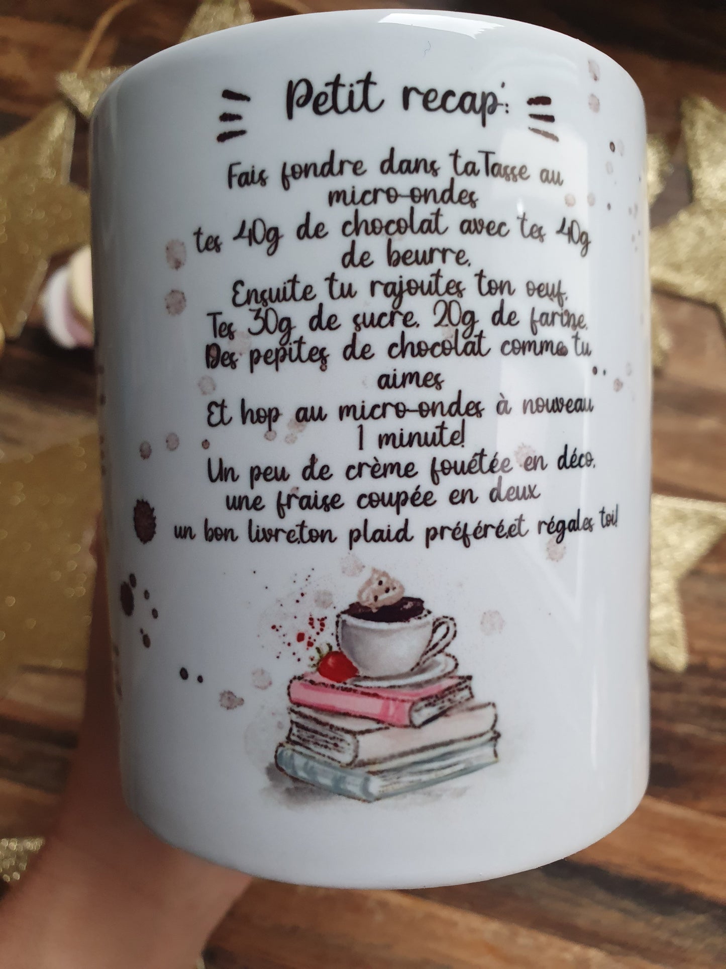 Tasse mug cake au chocolat