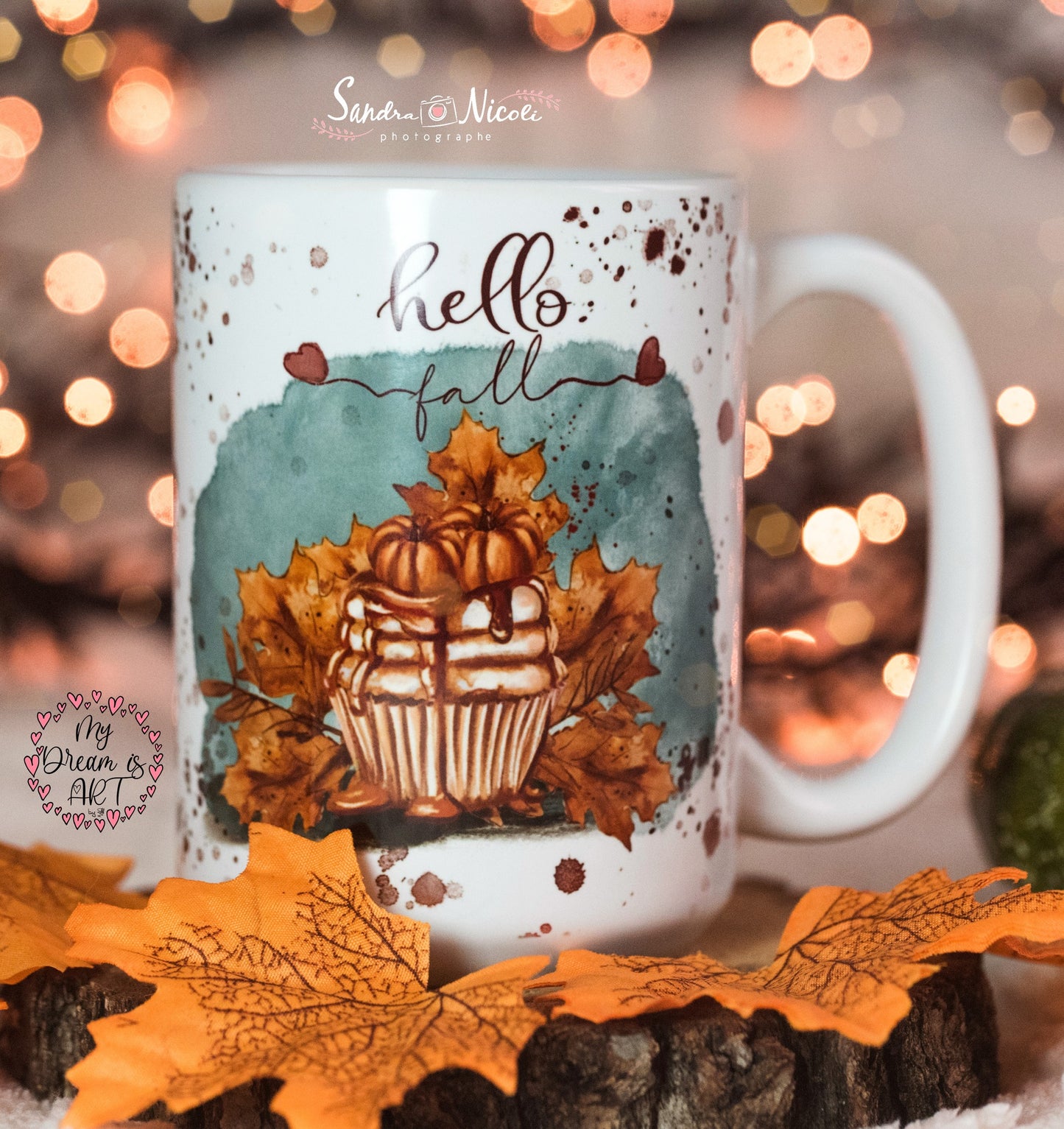 Tasse cupcake pumpkin