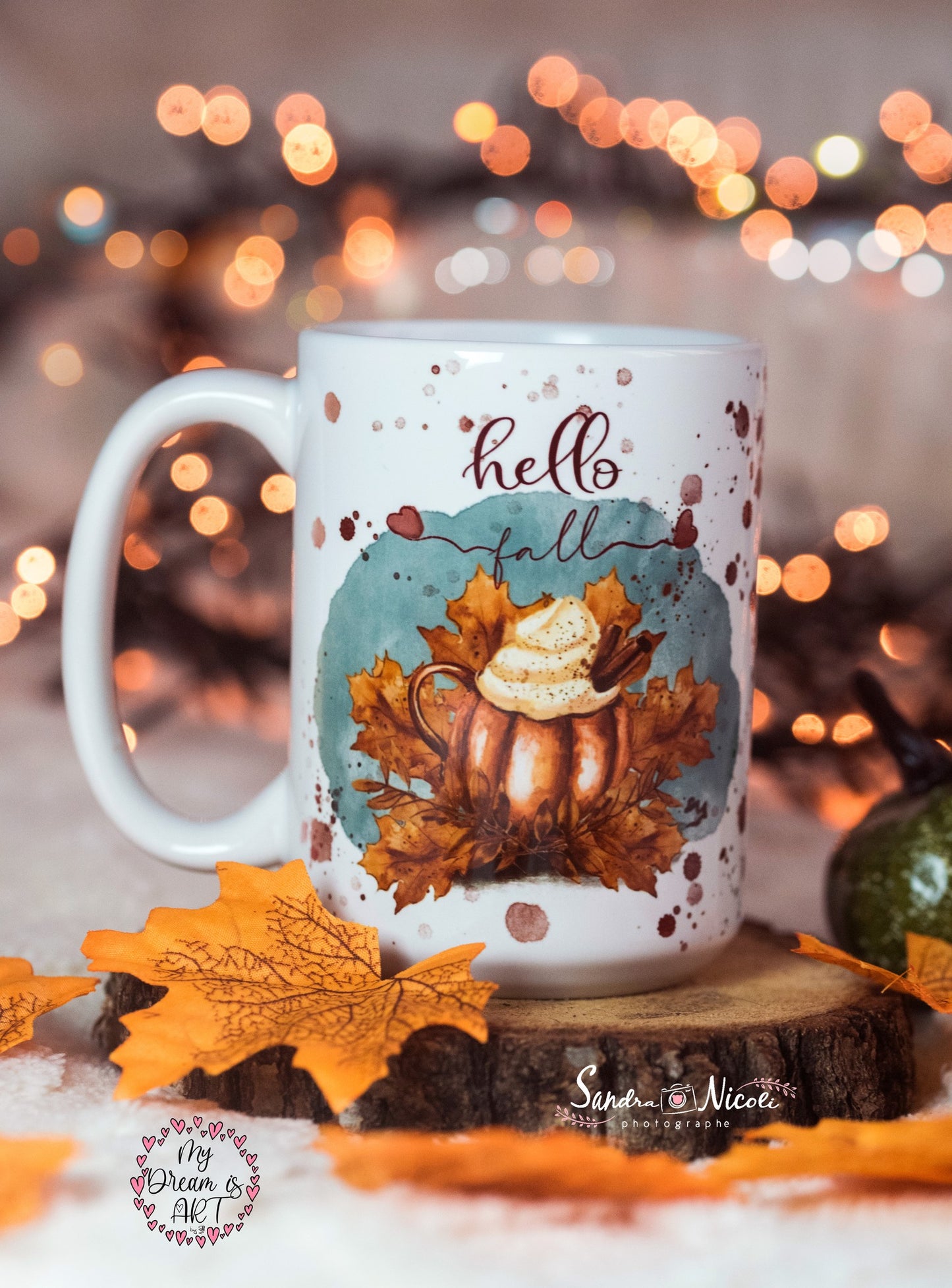 Tasse hot chocolat pumpkin