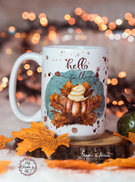 Tasse hot chocolat pumpkin