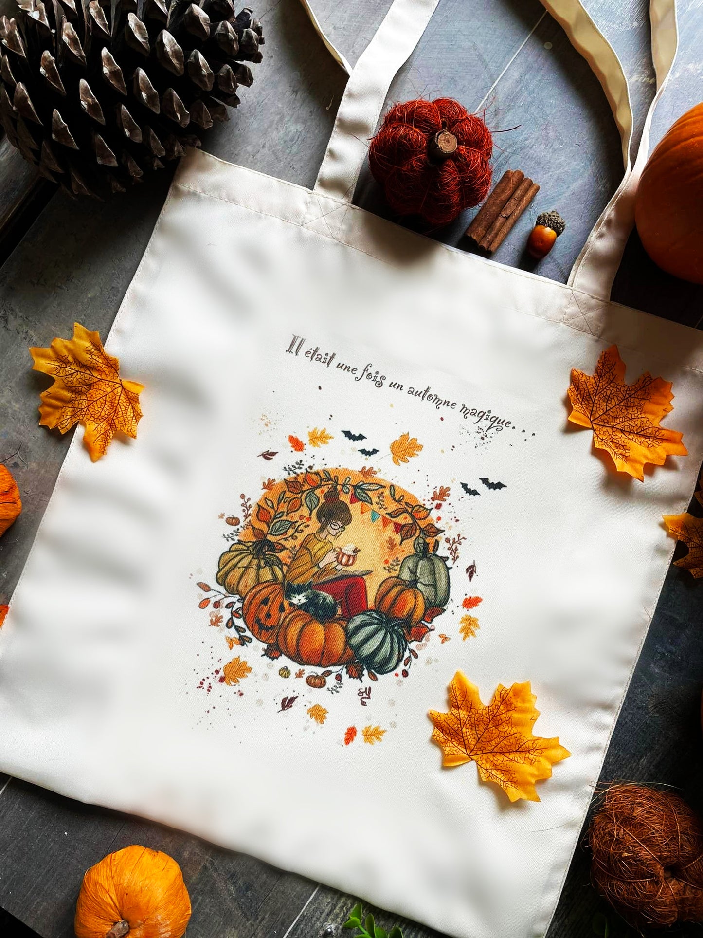 Tote-bag automne magique