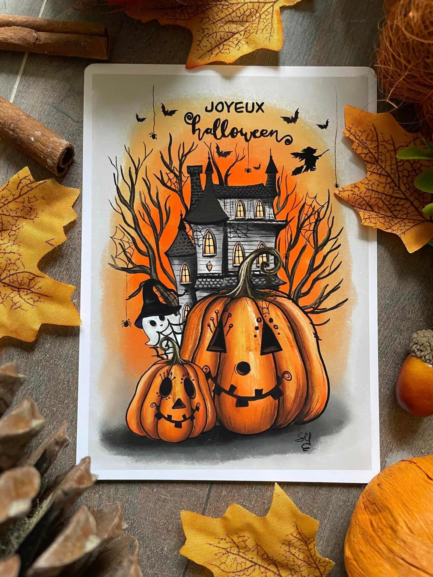 carte Joyeux halloween