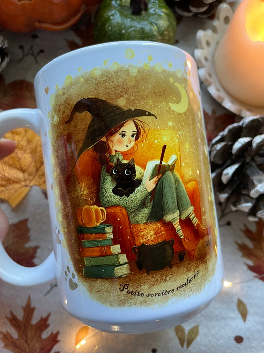 Tasse petite sorcière moderne