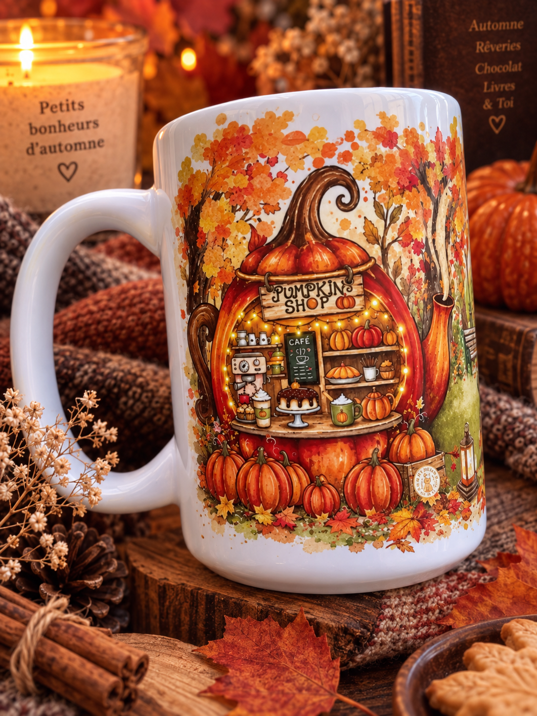 Tasse dimanche d’automne