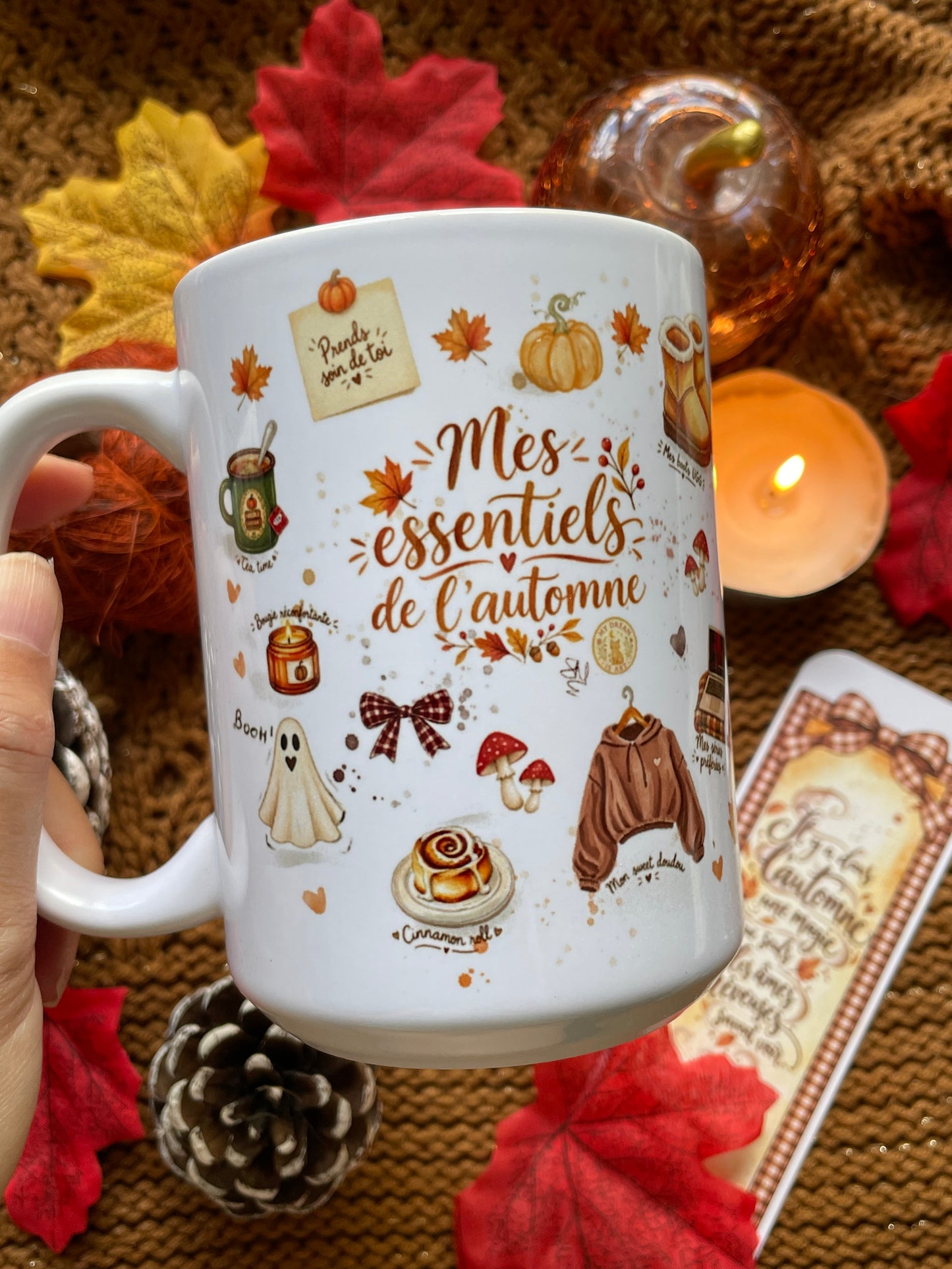 Tasse mes essentiels d’automne