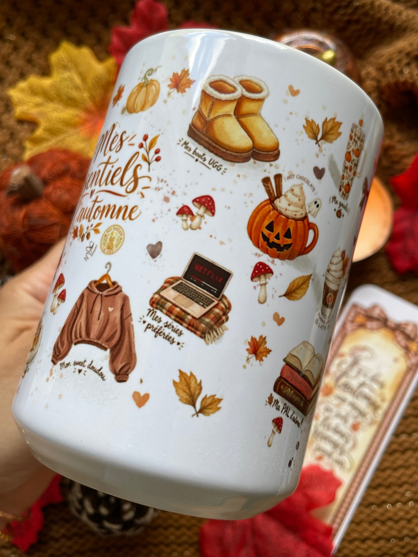 Tasse mes essentiels d’automne