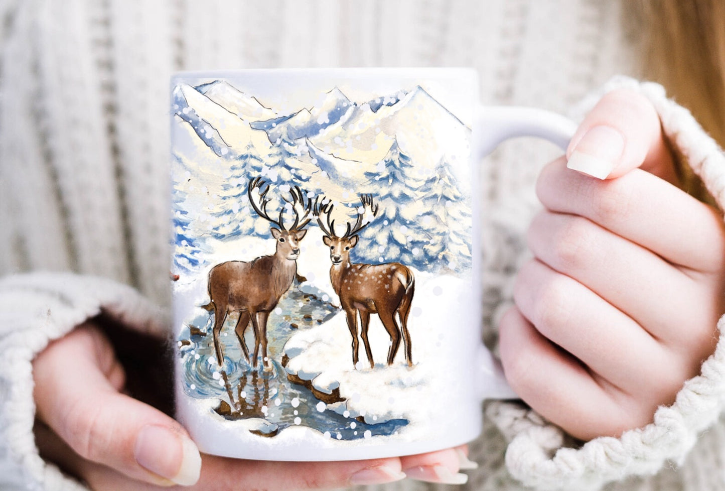 Tasse Hiver blanc