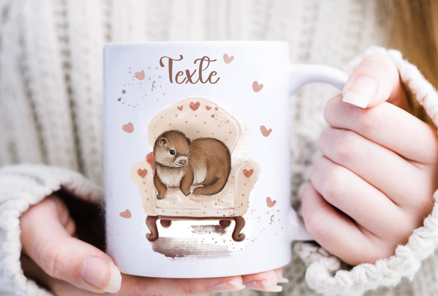 Tasse petite loutre cosy