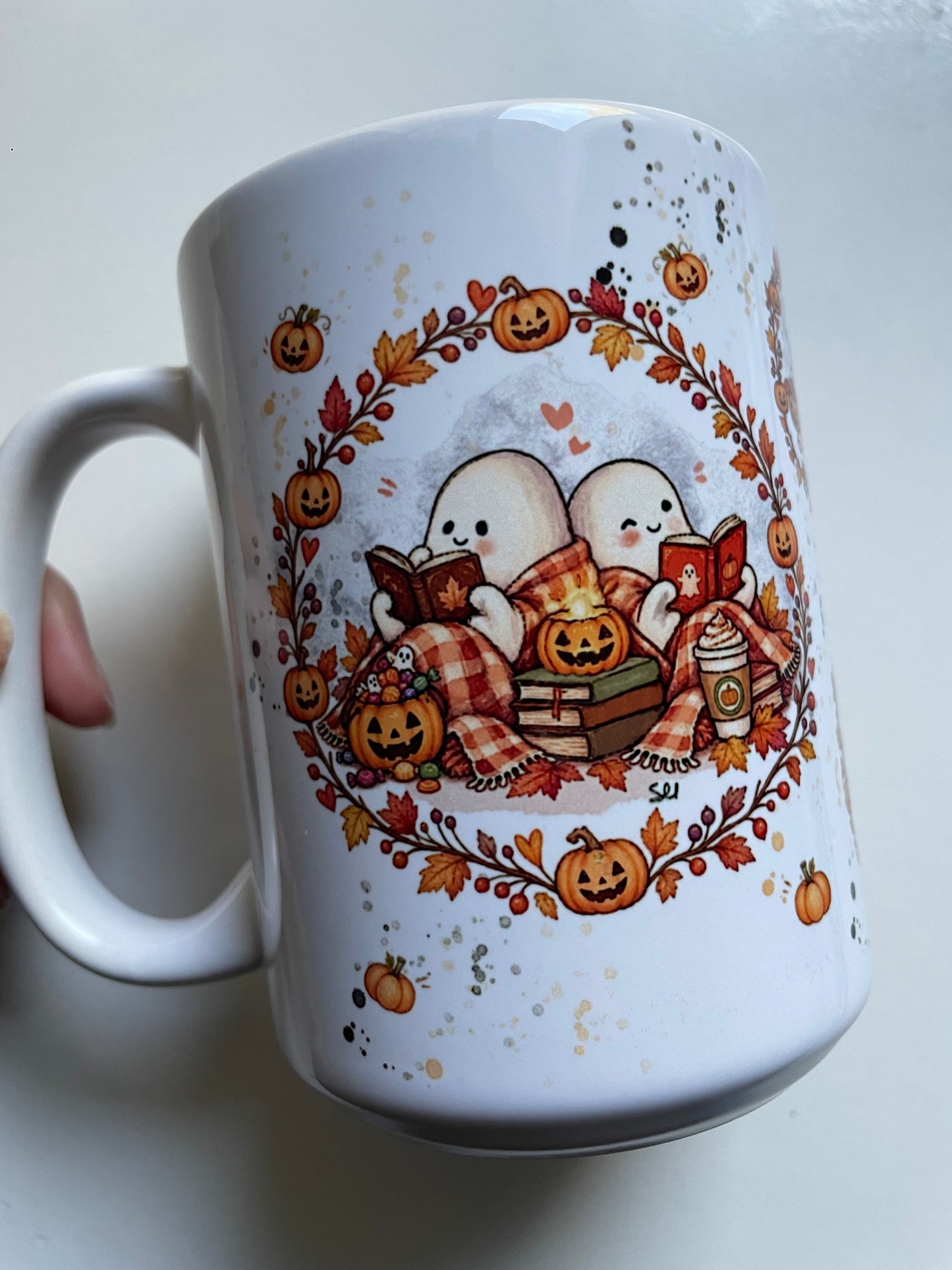 Tasse petits fantômes in love