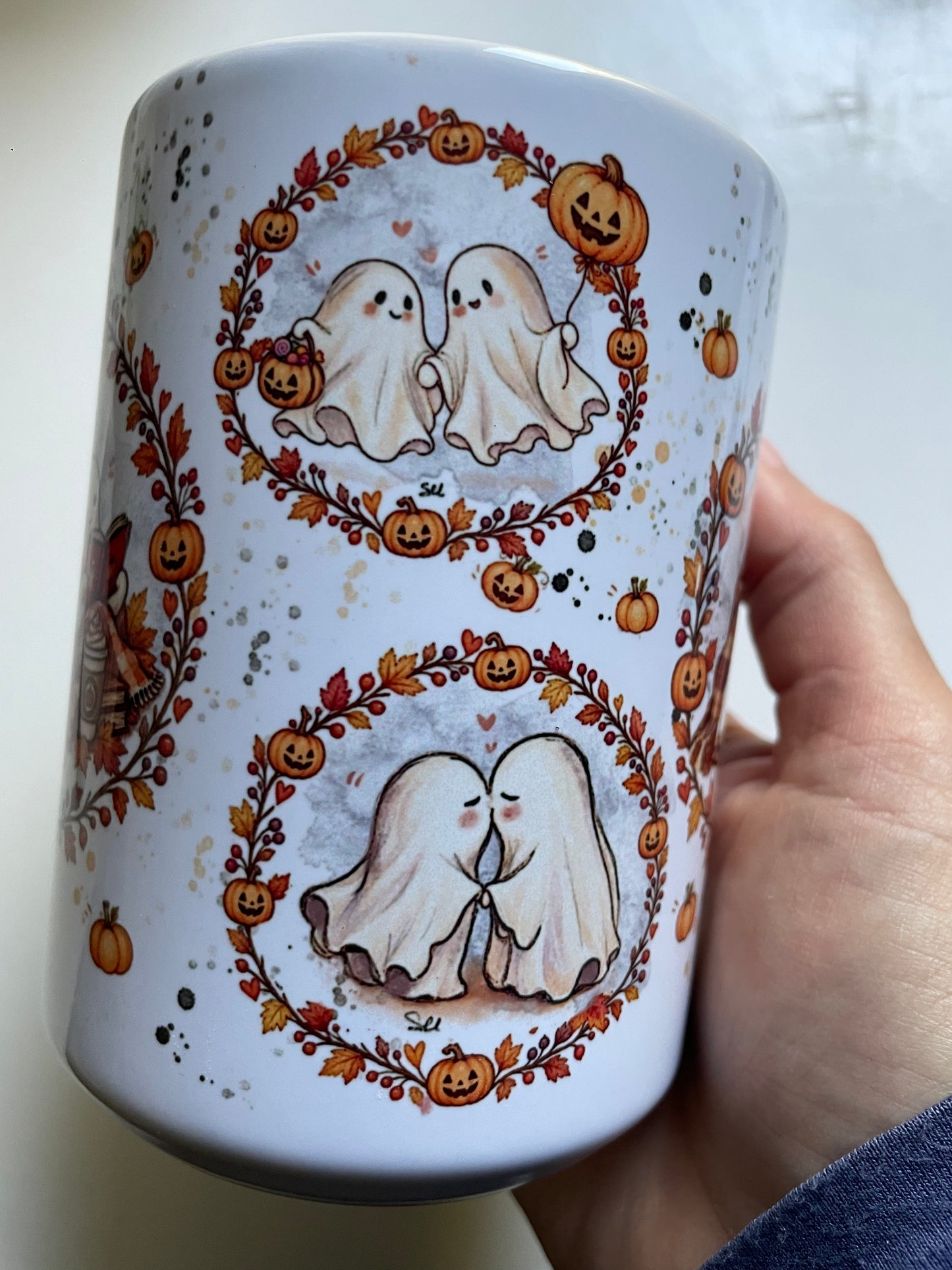 Tasse petits fantômes in love