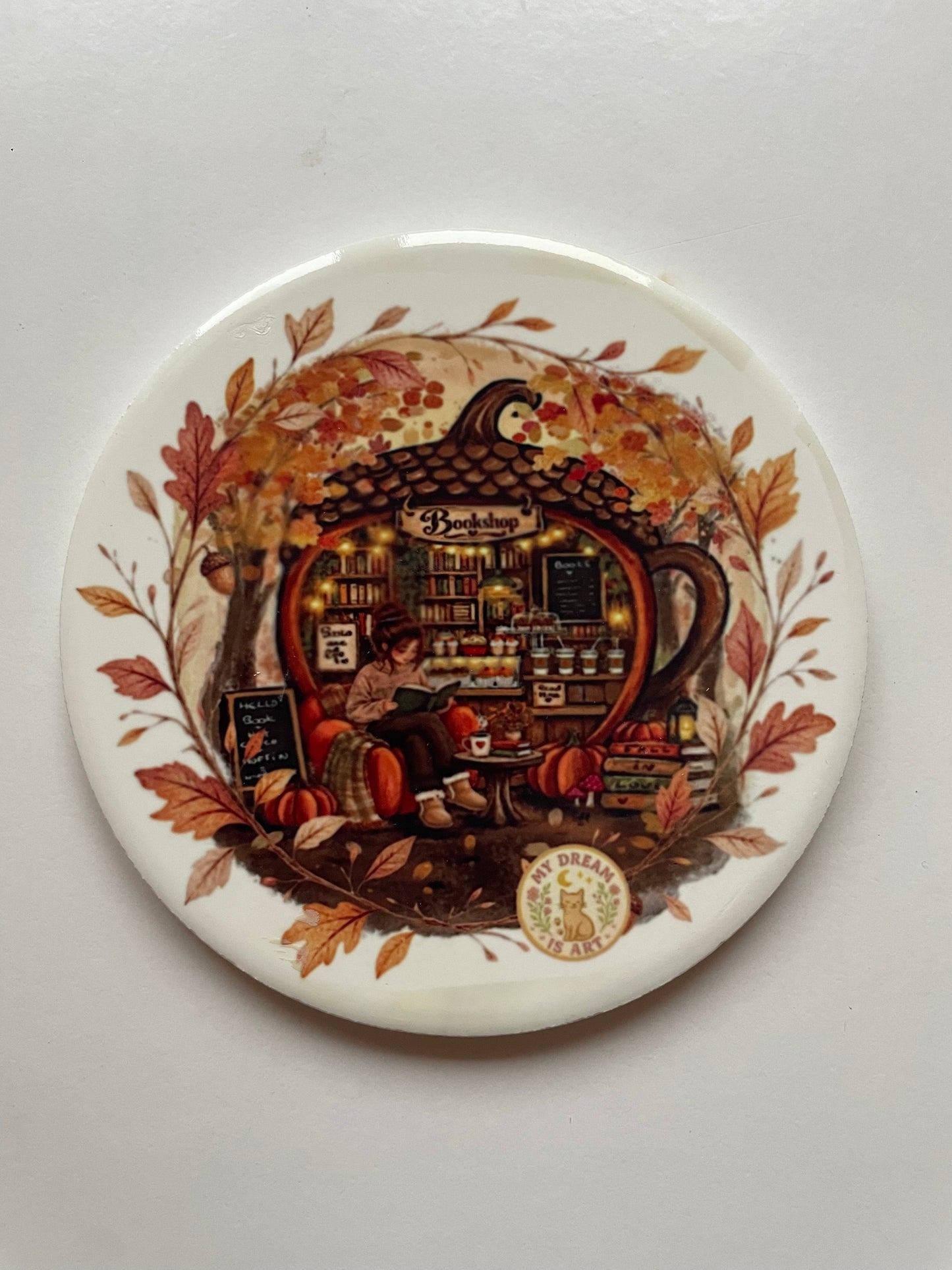 Sous tasse en céramique avec petit défaut esthétique