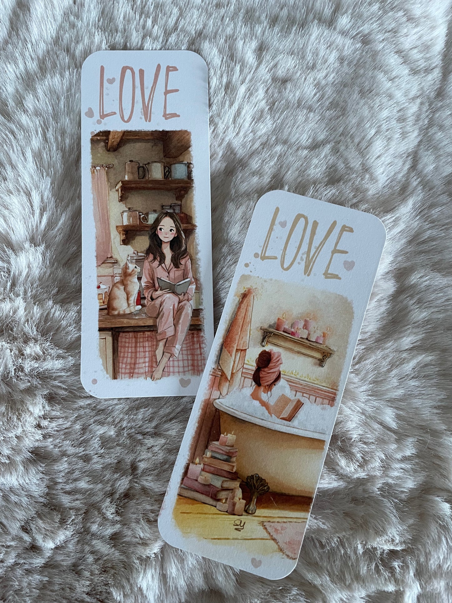 Marque page love yourself, lot de 2