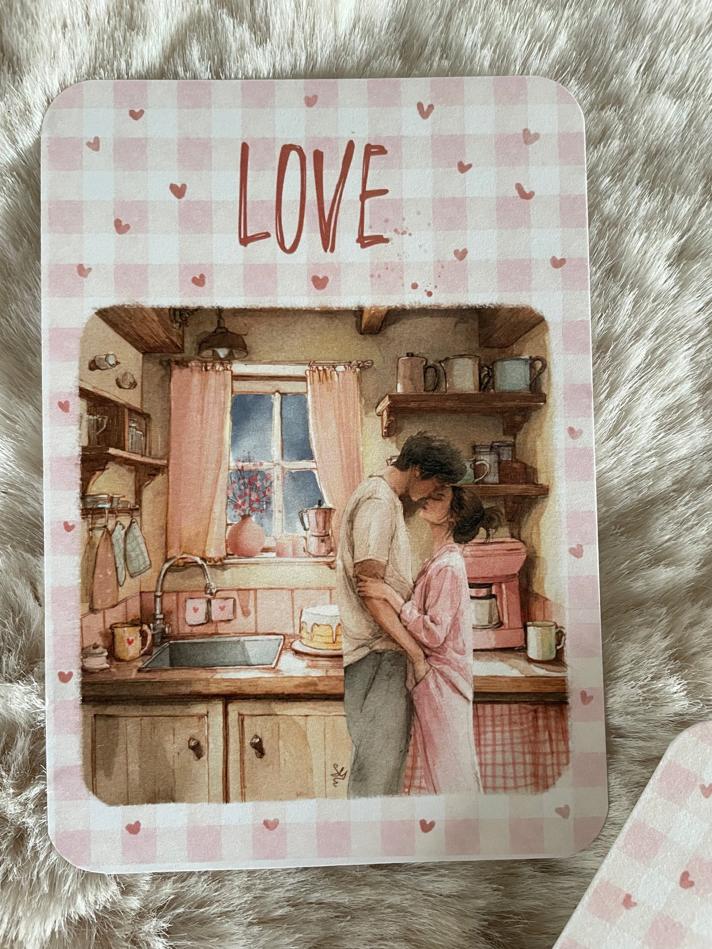 Cartes saint Valentin, lot de deux
