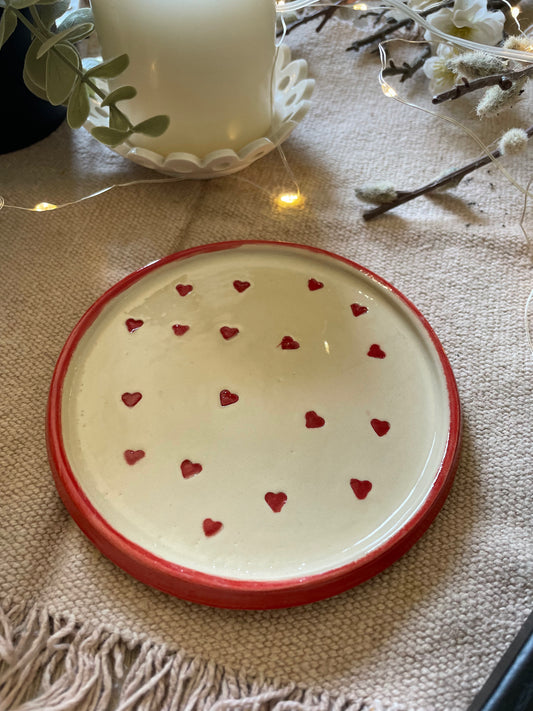 Petite assiette – “Petits cœurs”