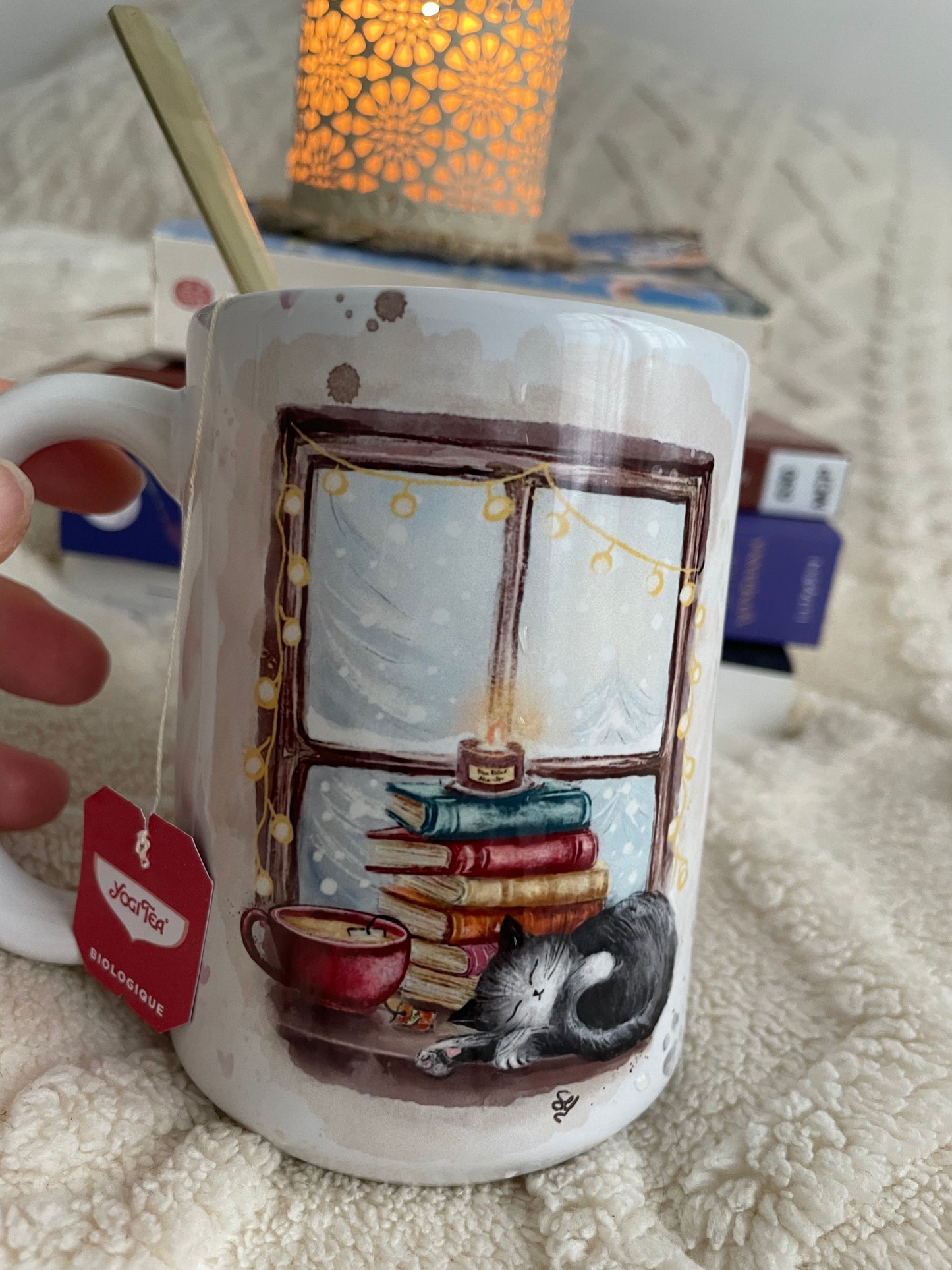 Tasse mon hiver deux illustrations differentes