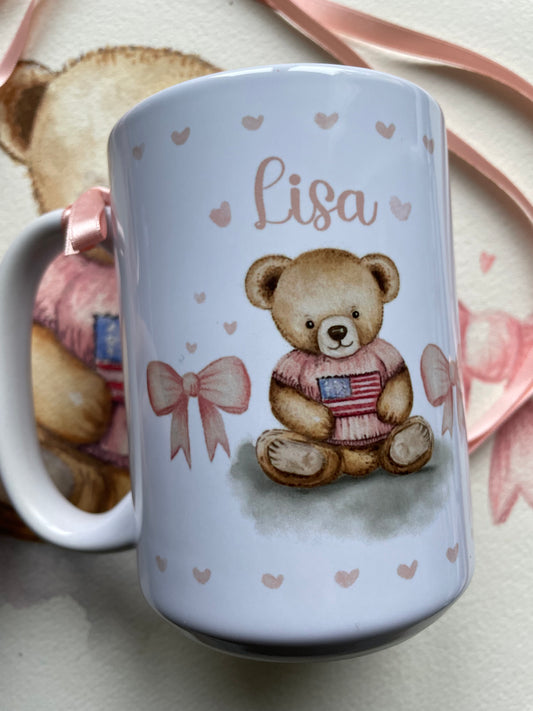 Tasse les p’tits noeuds roses