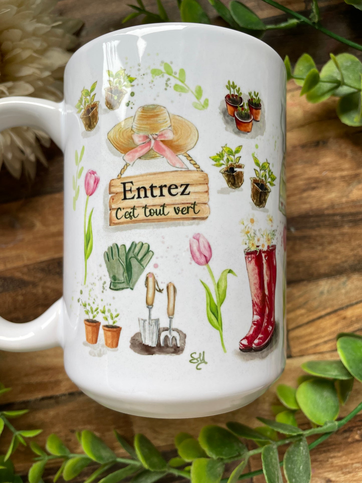 La tasse de la jardinière