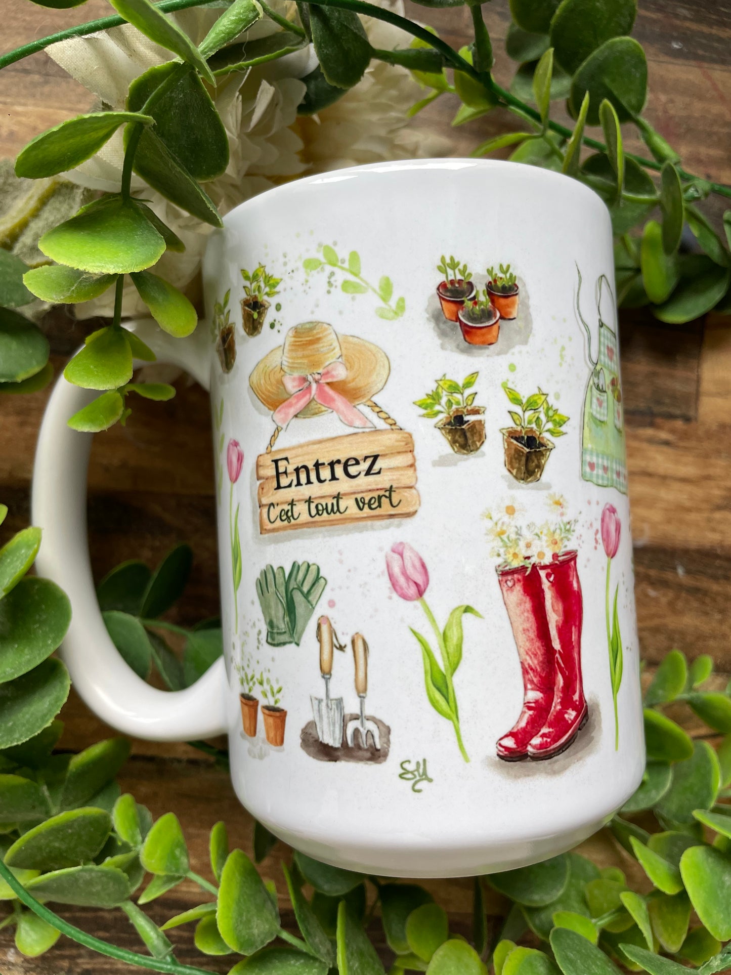 La tasse de la jardinière