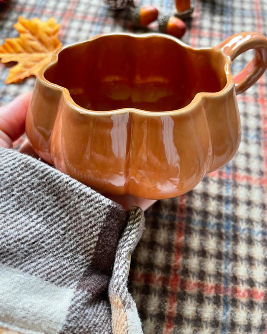 Tasse citrouille orange pré-vente