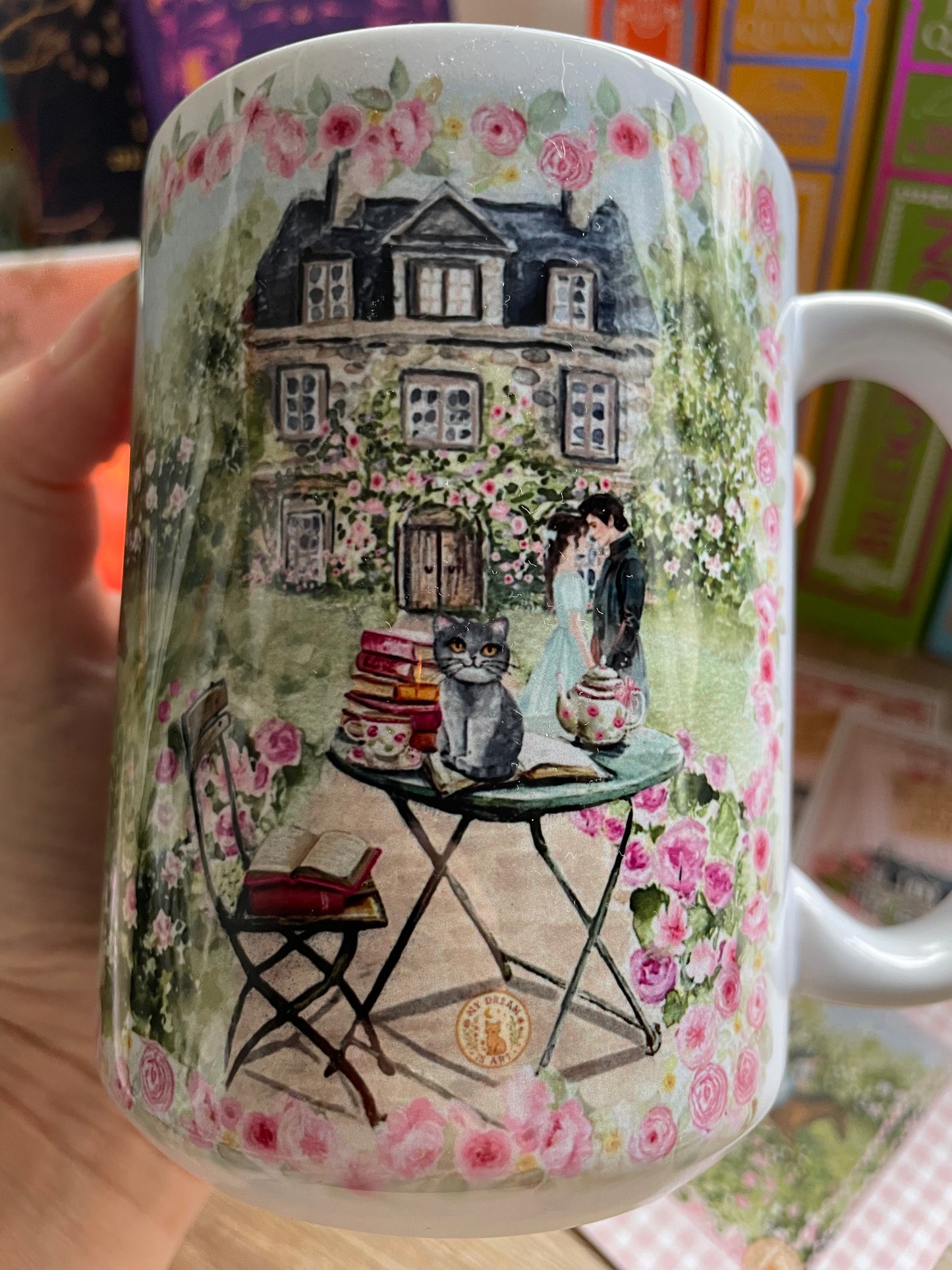 Tasse Jolie romance d'antan