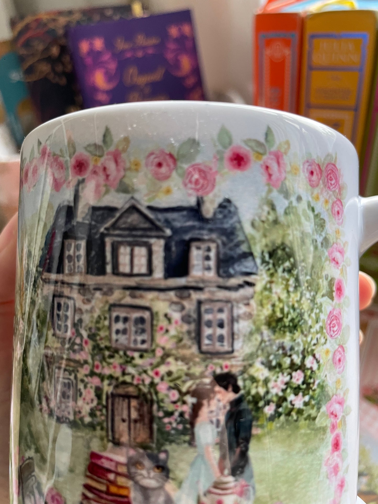 Tasse Jolie romance d'antan