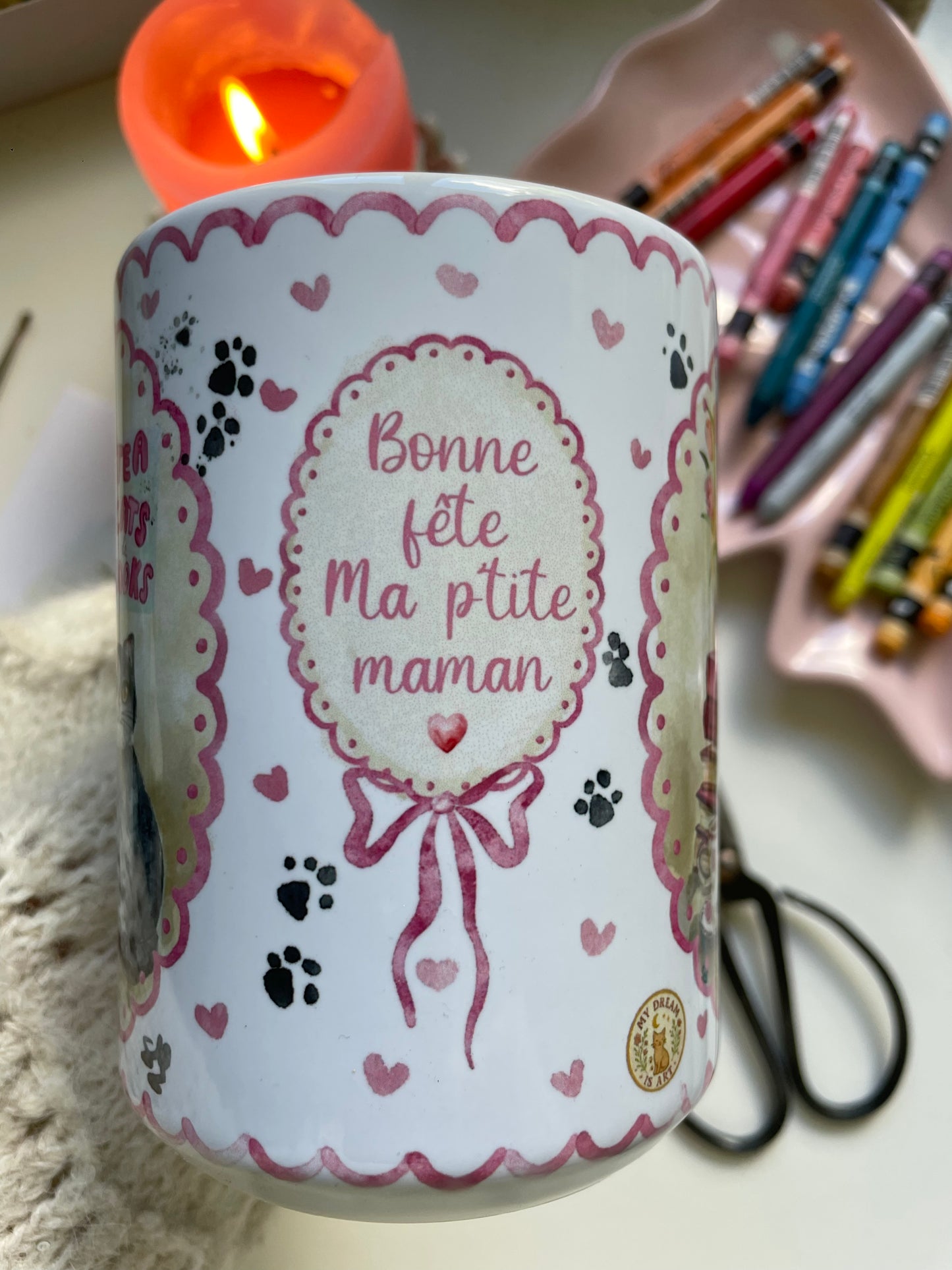Tasse " Tea Books" à personnaliser