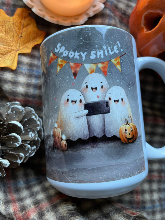 Tasse la soirée entre fantômes