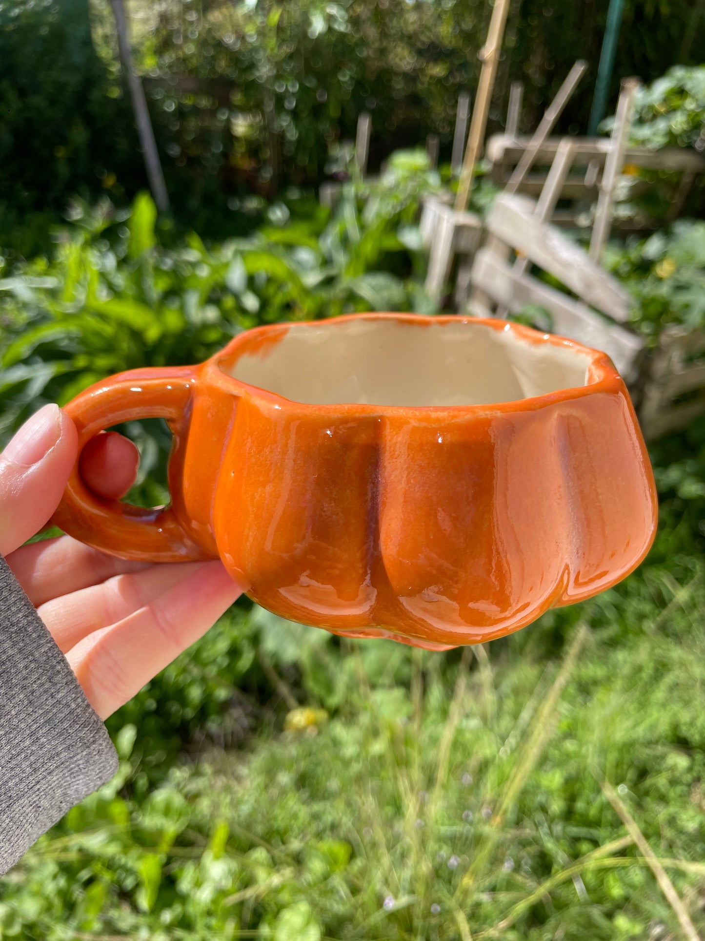 Tasse citrouille orange 4