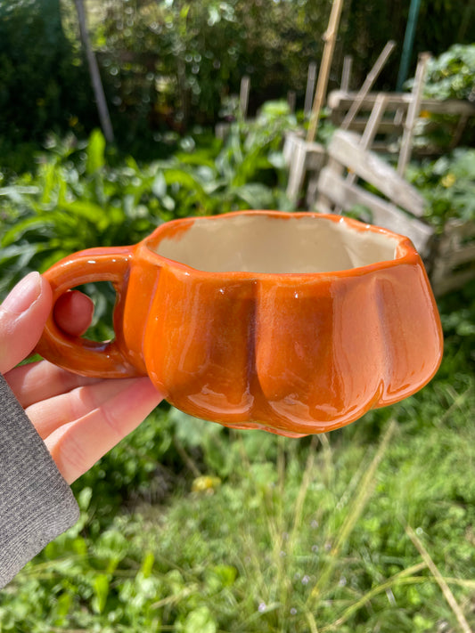 Tasse citrouille orange 4