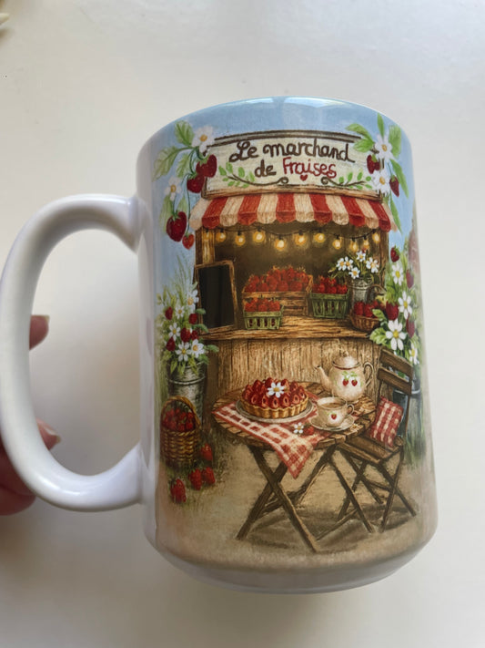 Tasse le marchand de fraises