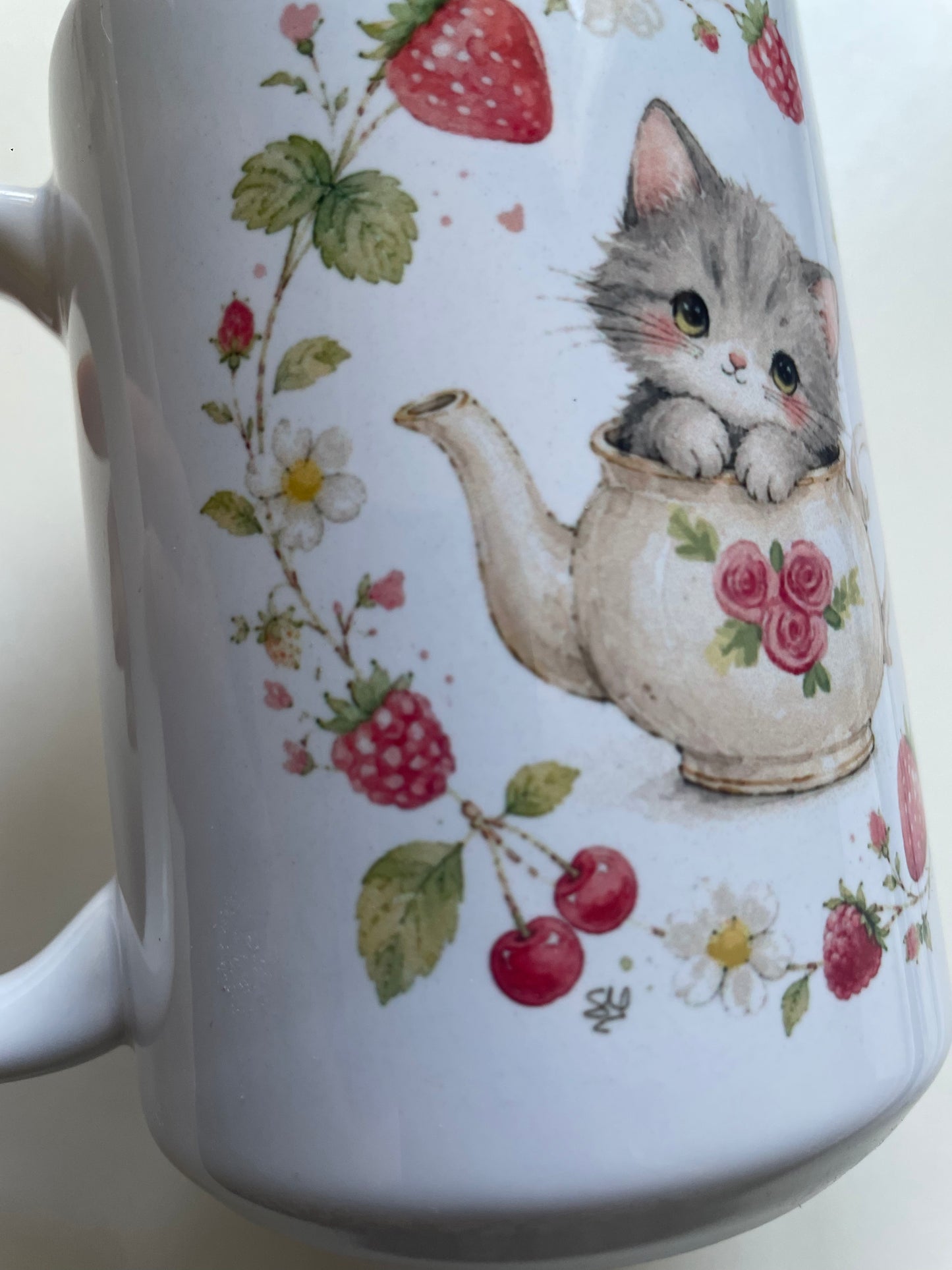 Tasse chaton d’été