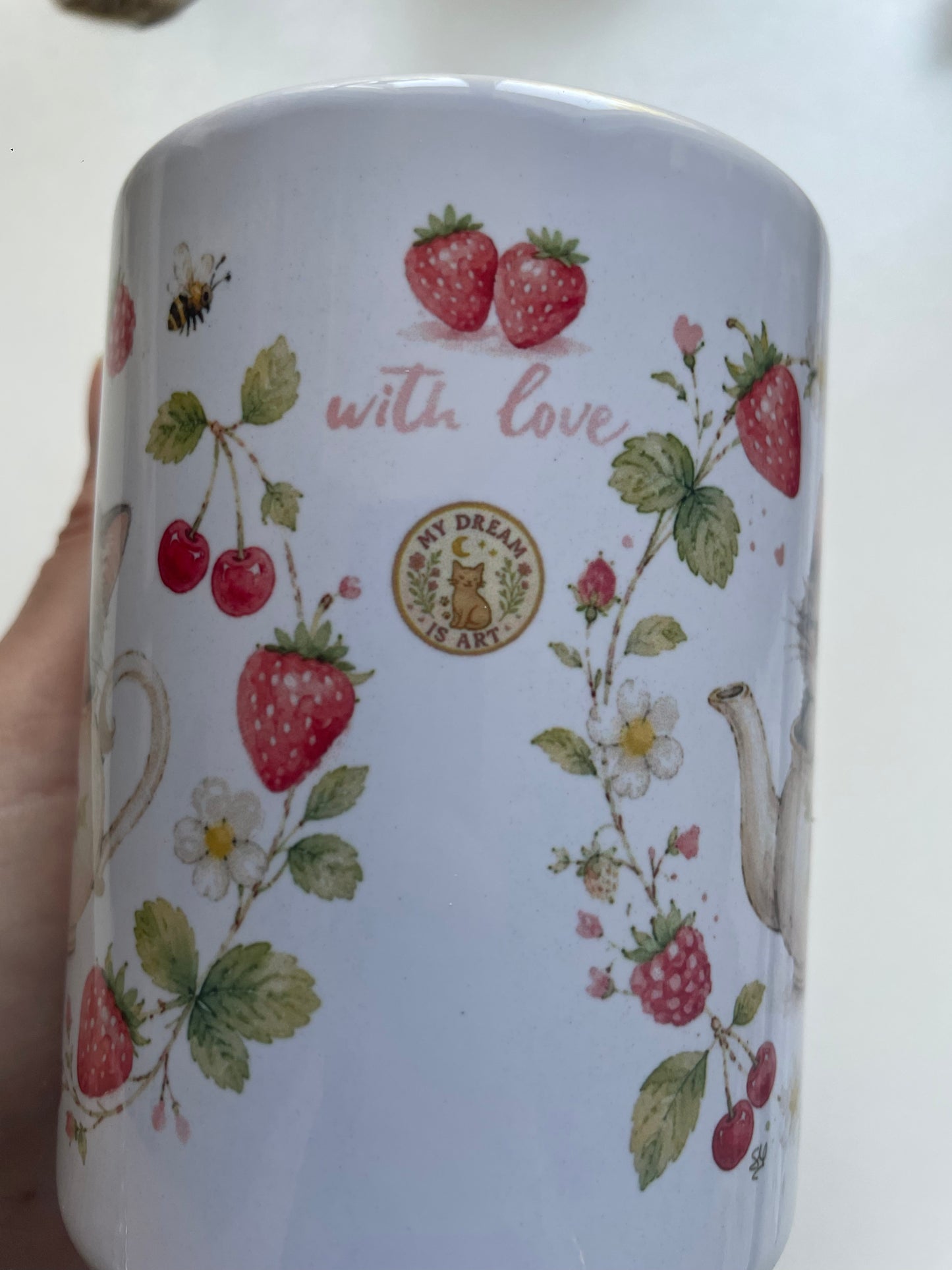 Tasse chaton d’été