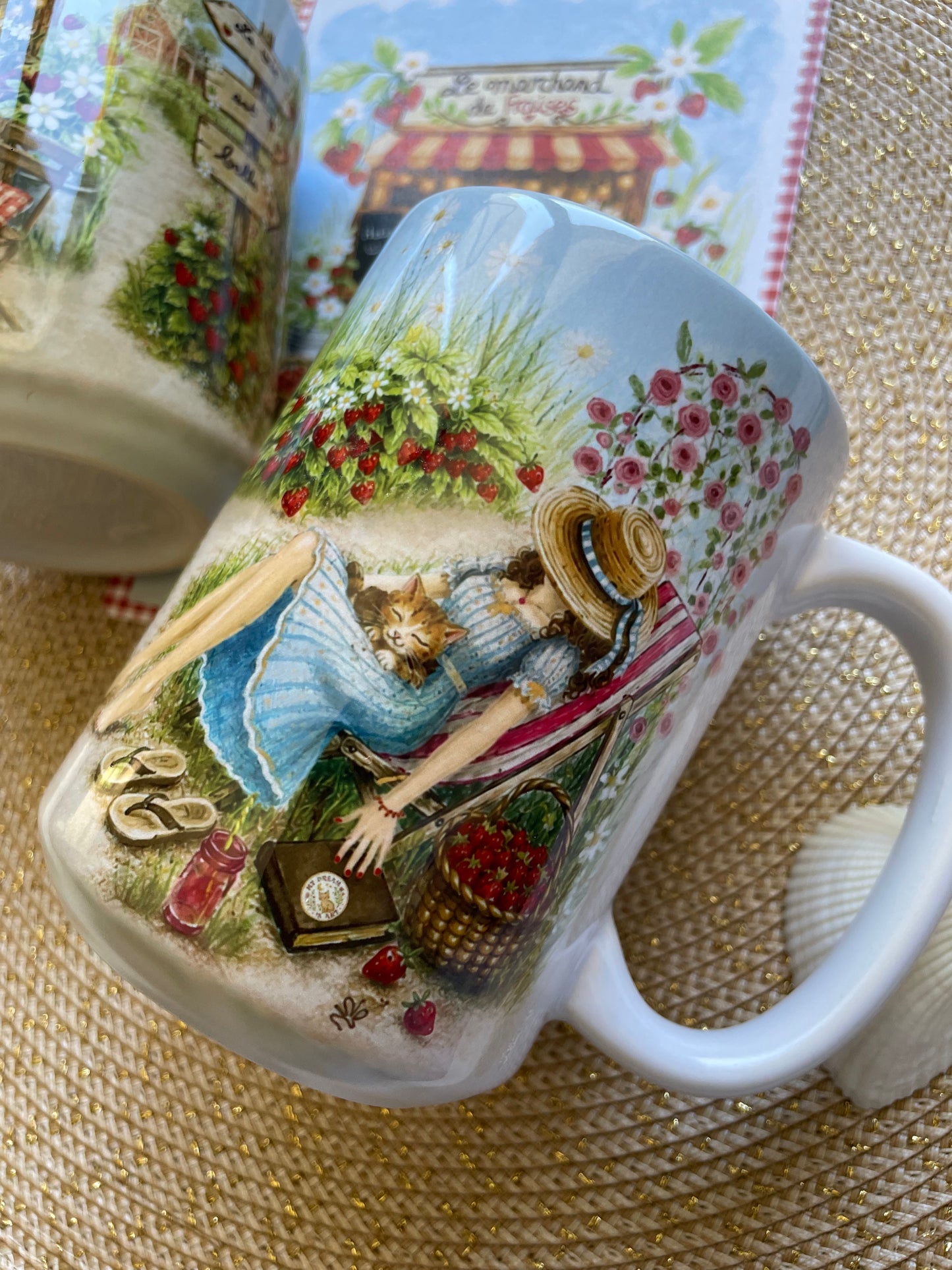 Tasse le marchand de fraises