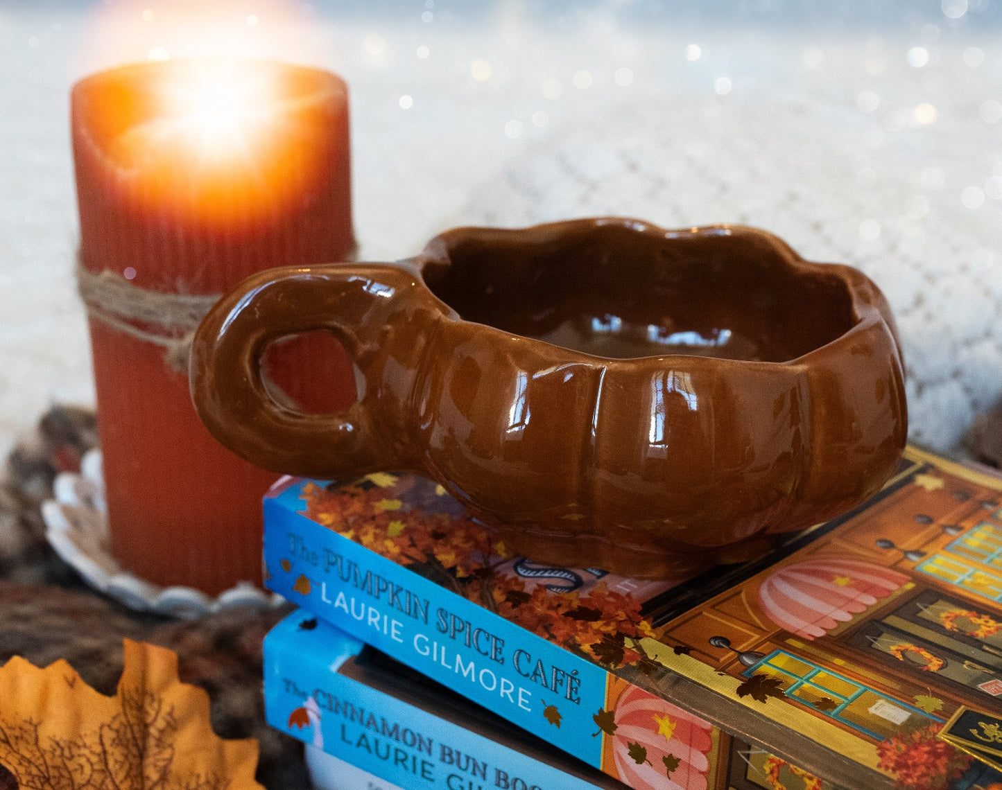 Tasse citrouille marron