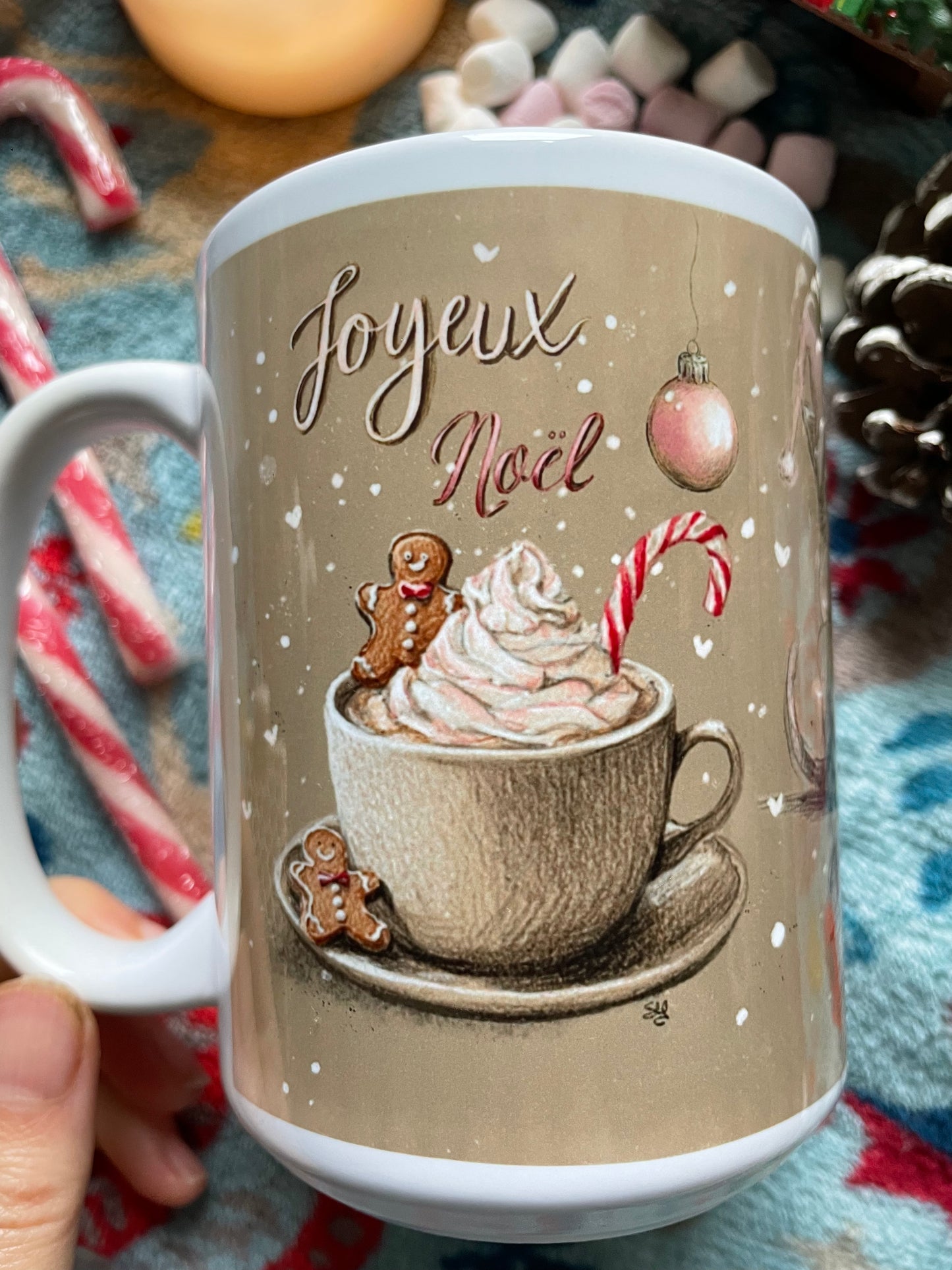 Tasse mes croquis de Noël