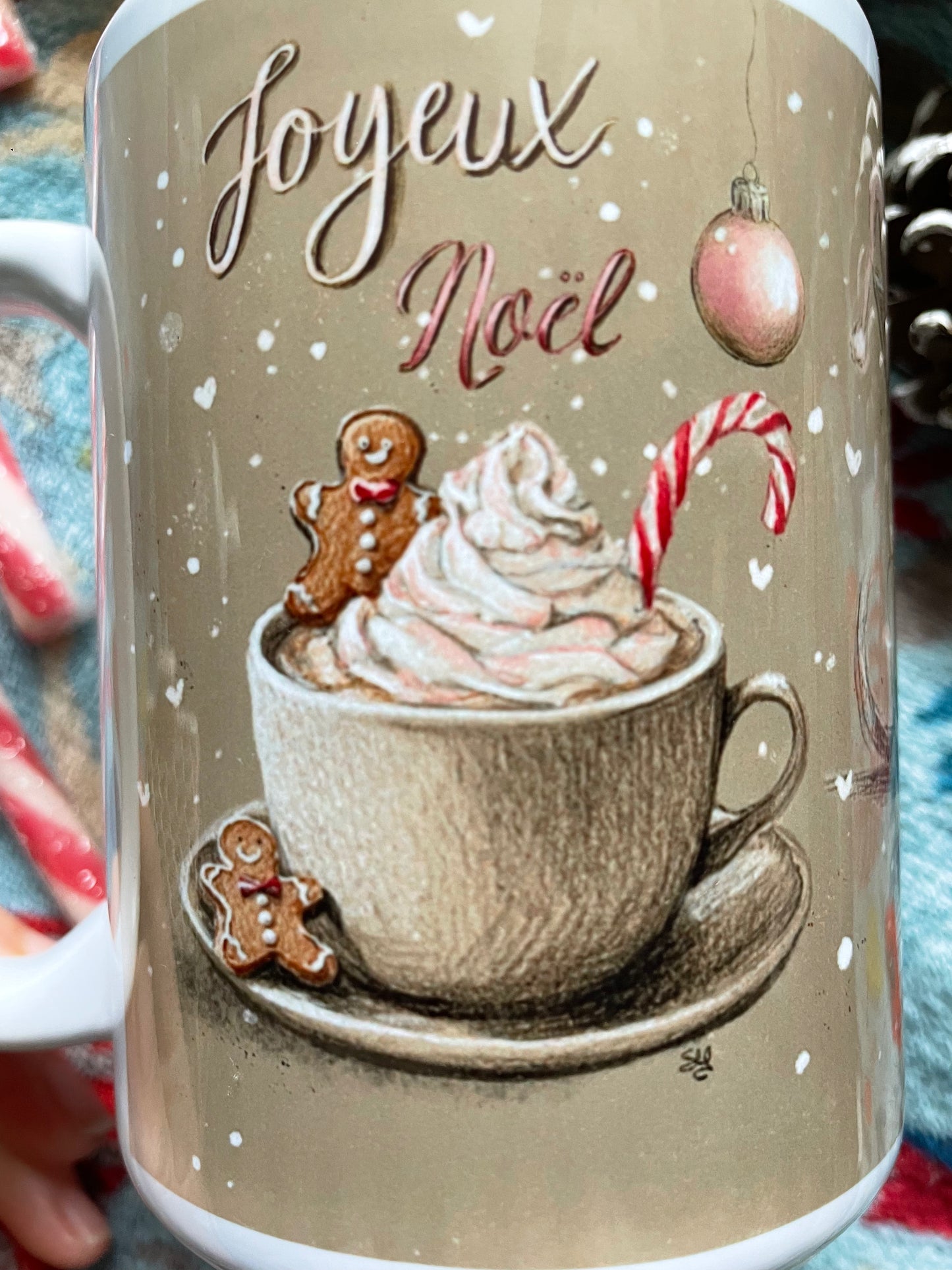 Tasse mes croquis de Noël