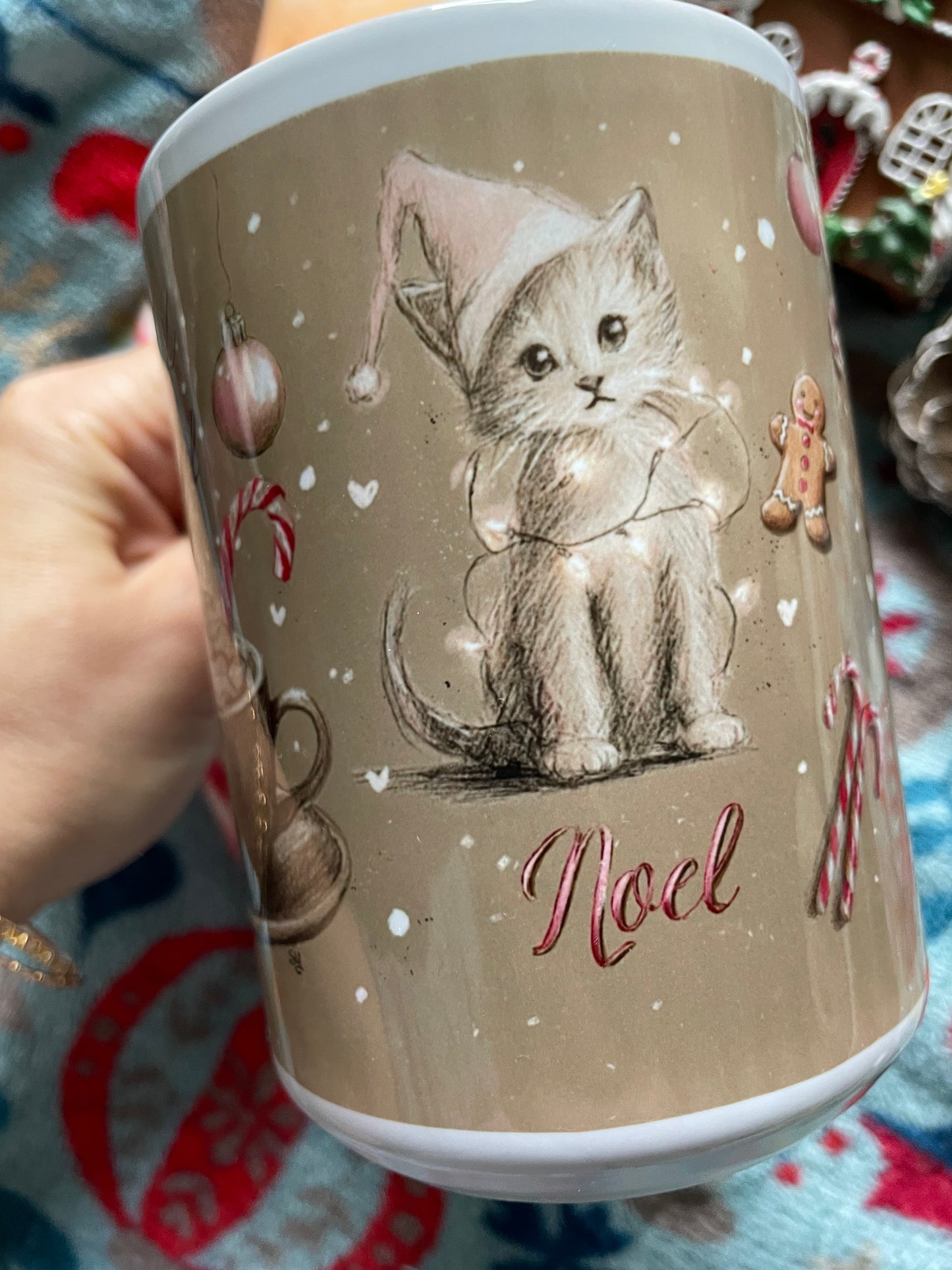 Tasse mes croquis de Noël