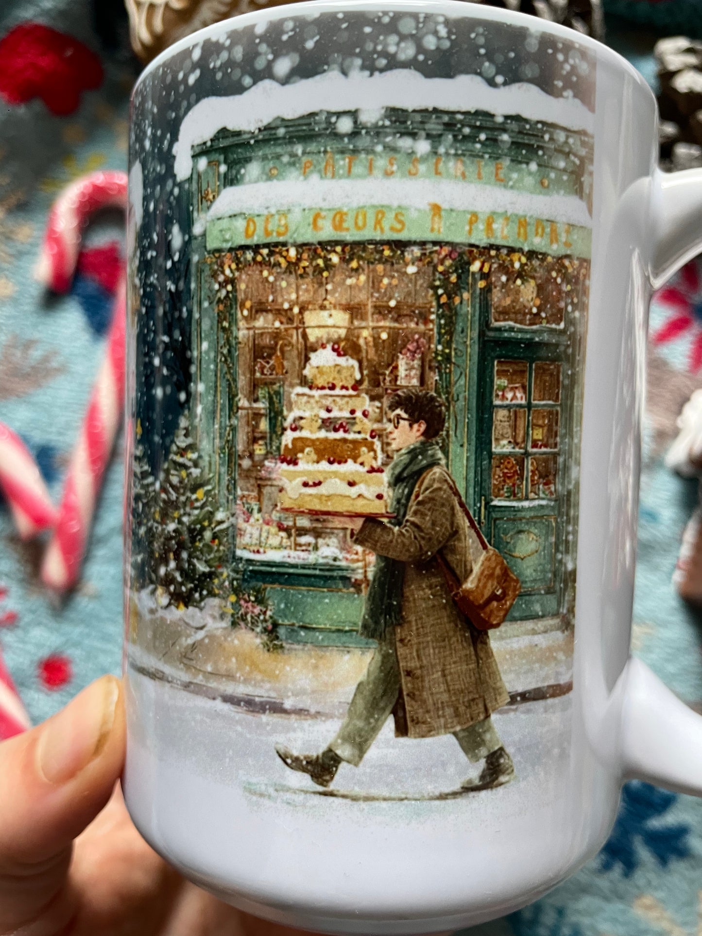 Tasse romance de Noël