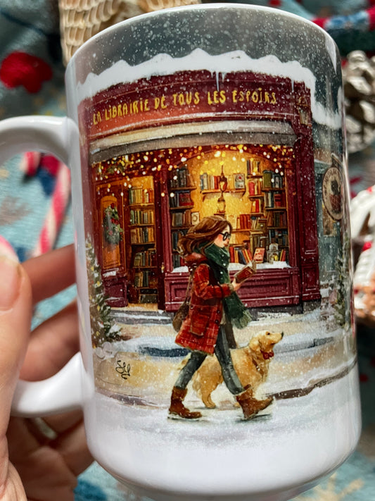 Tasse romance de Noël