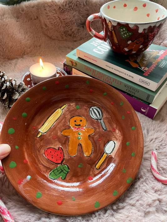 Assiette bonhomme en pain d’épices (imparfaite)