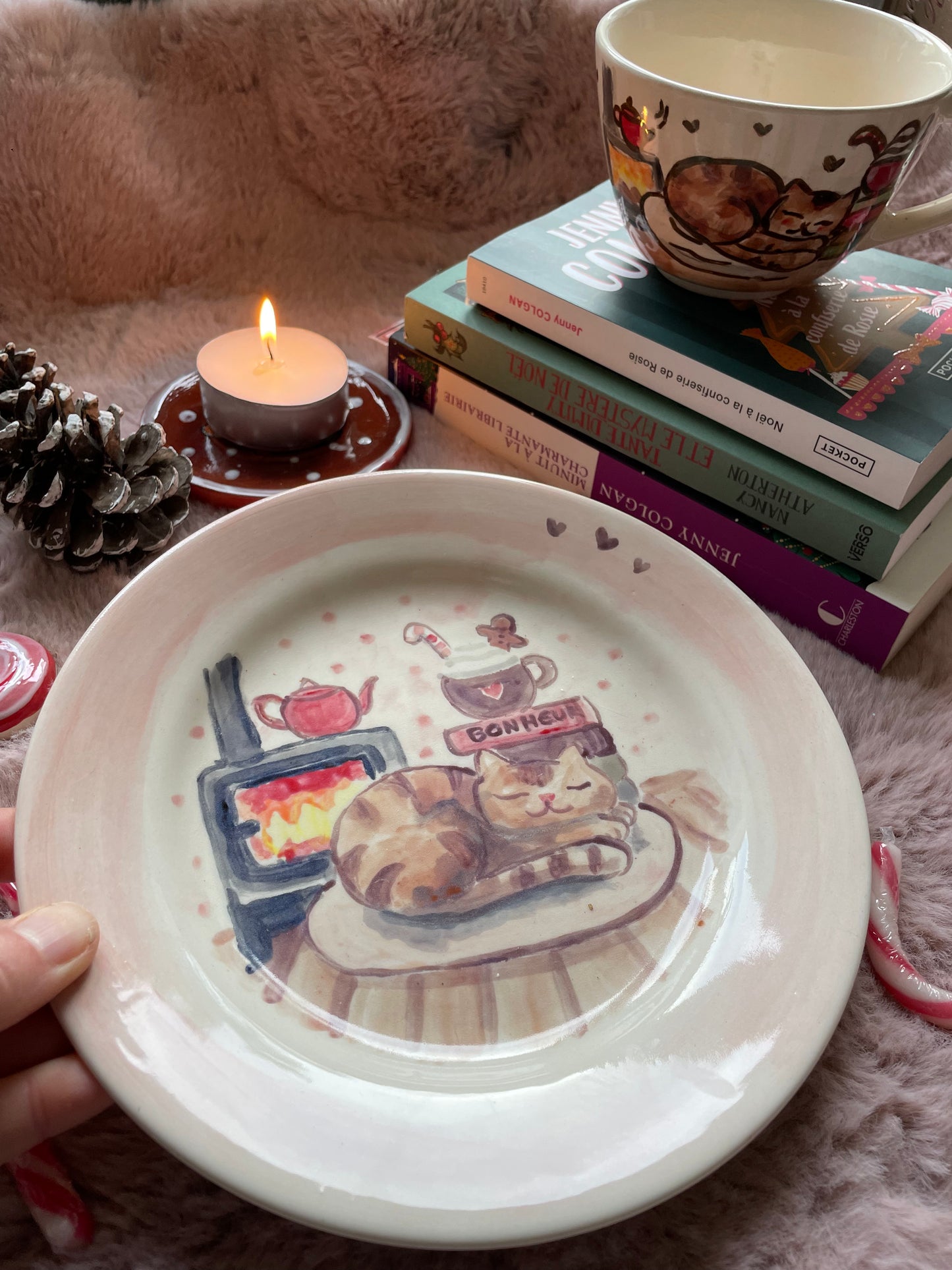 Assiette cosy chat’l’heureuse 2