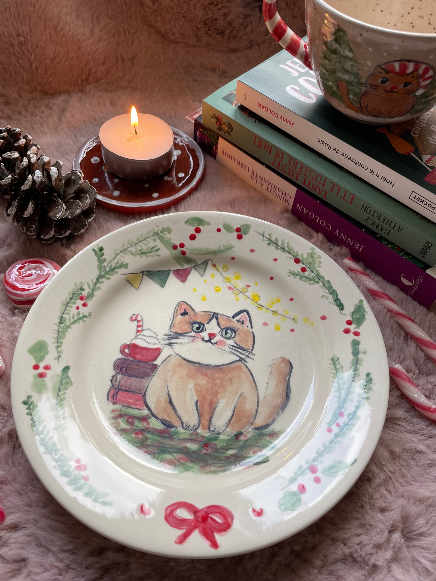 Assiette cosy chat’l’heureuse 3
